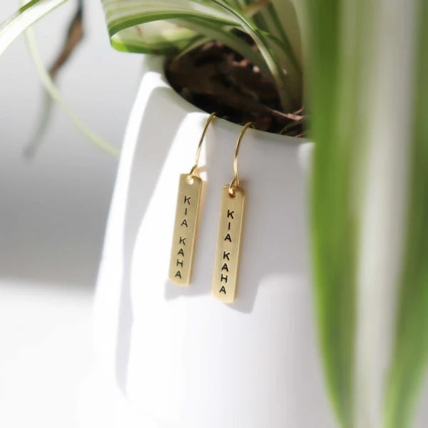 GOLD KIA KAHA EARRINGS