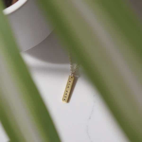 GOLD KIA KAHA NECKLACE