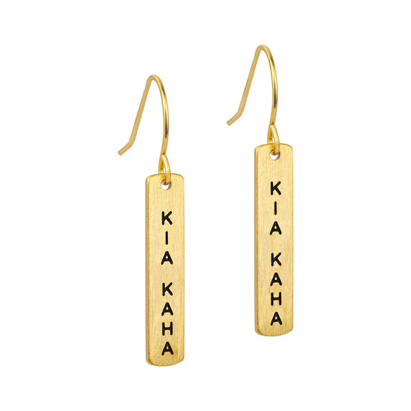 GOLD KIA KAHA EARRINGS