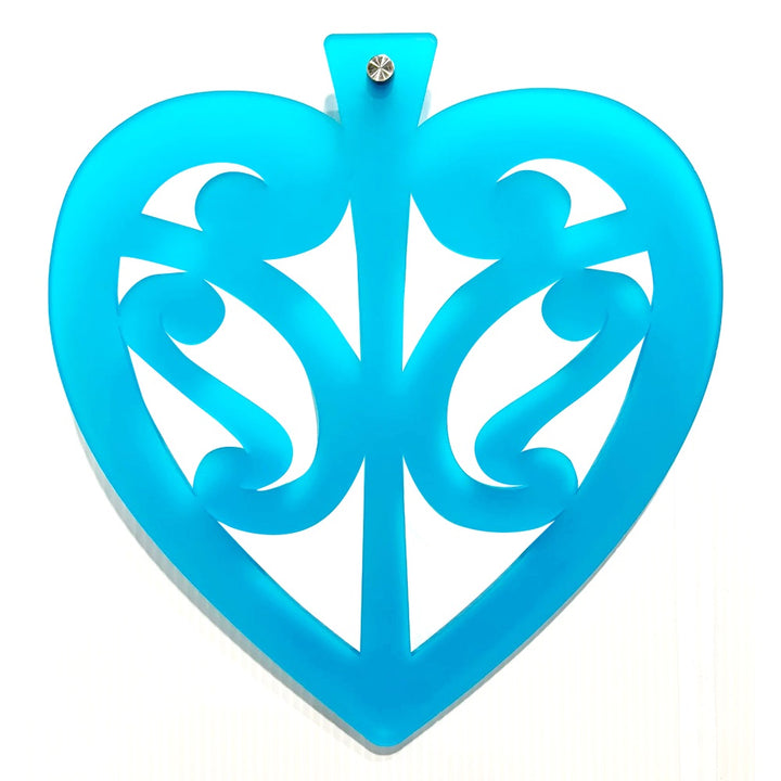 LARGE KOWHAIWHAI WALL HEART ART
