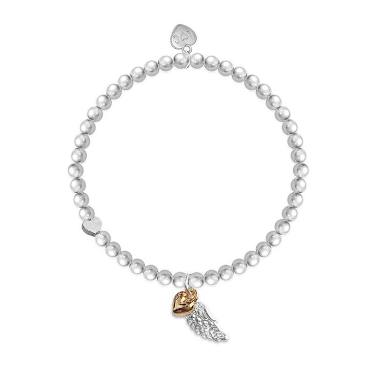Guardian Angel Life Charms Silver Bracelet