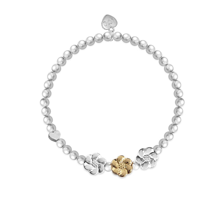 Thank You Life Charms Silver Bracelet