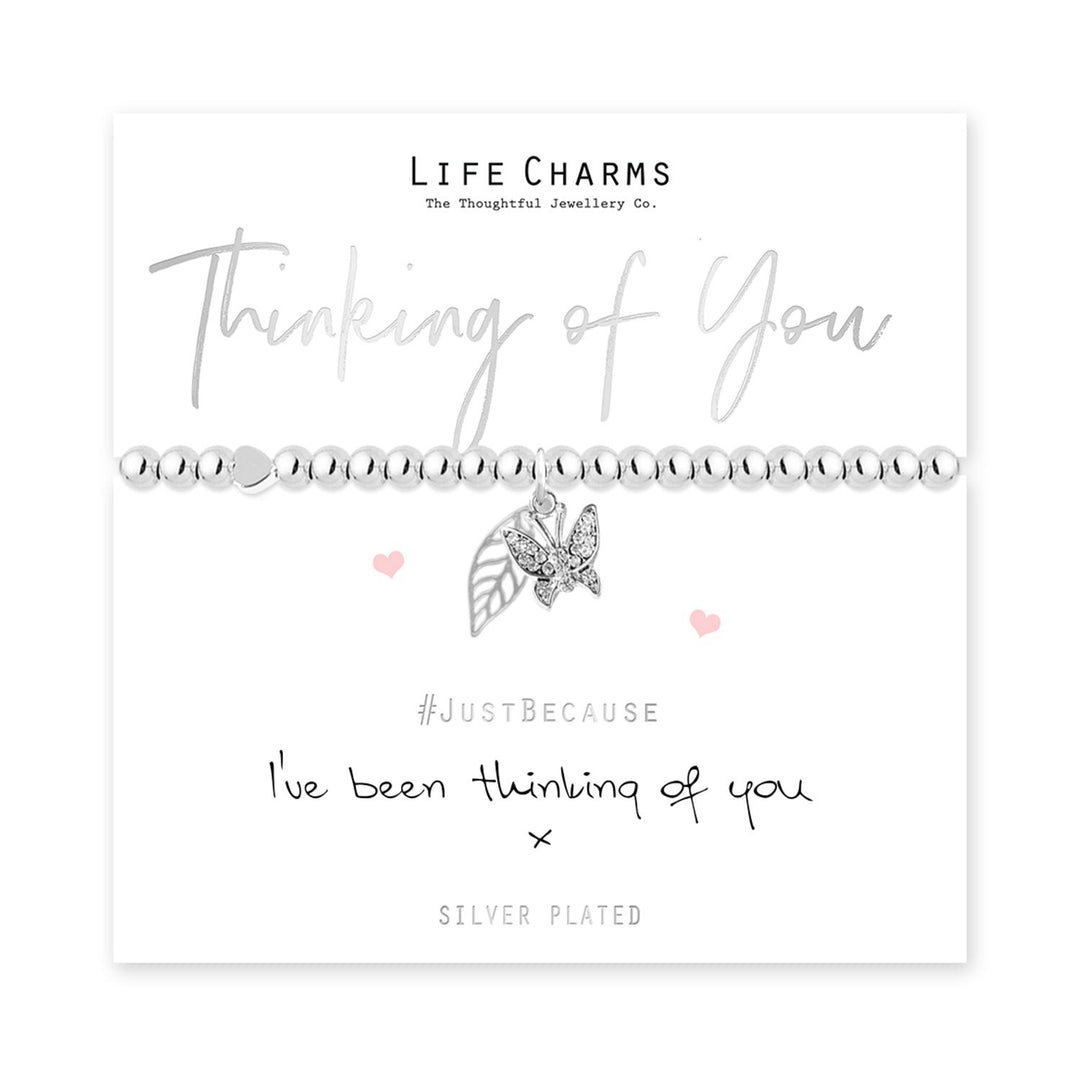 Thinking of You Life Charms Silver Bracelet