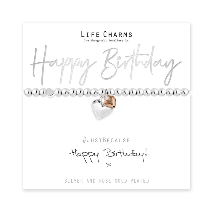 Happy Birthday Life Charms Bracelet