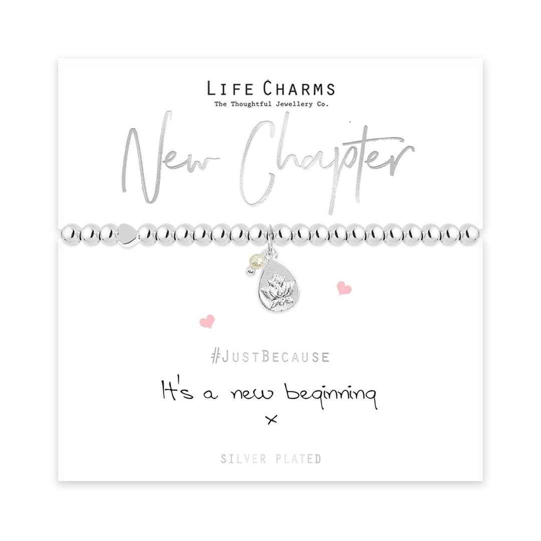 New Chapter Life Charms Silver Bracelet