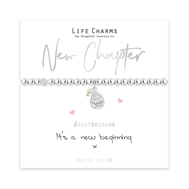 New Chapter Life Charms Silver Bracelet