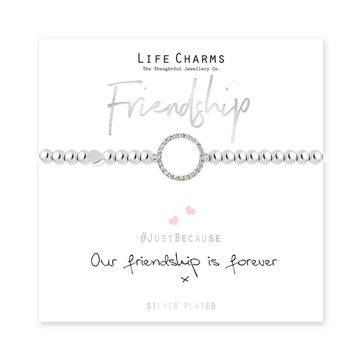 Friendship Life Charms Silver Bracelet