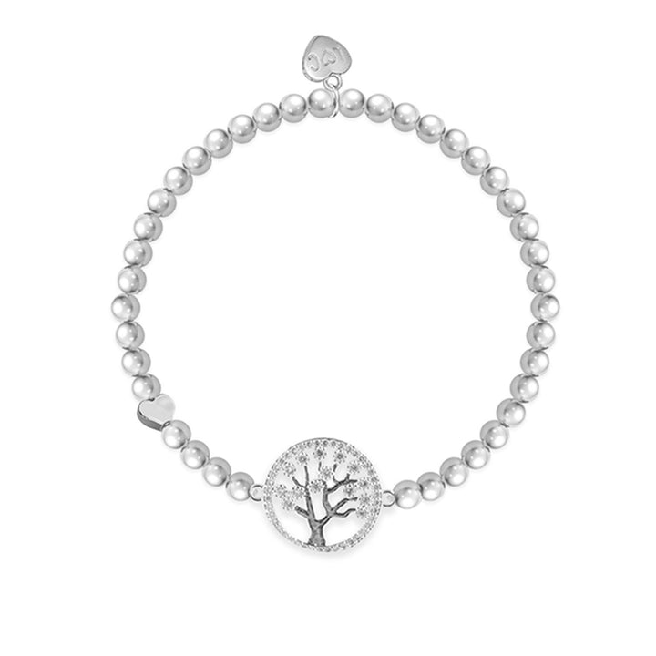 Family Life Charms Silver Bracelet