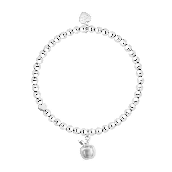 Best Teacher Life Charms Silver Bracelet