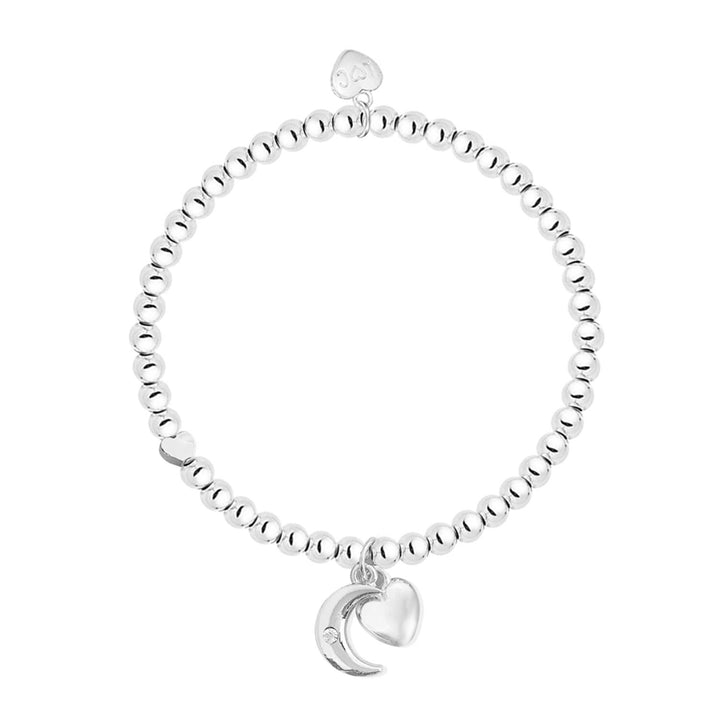 Love You Life Charms Silver Bracelet