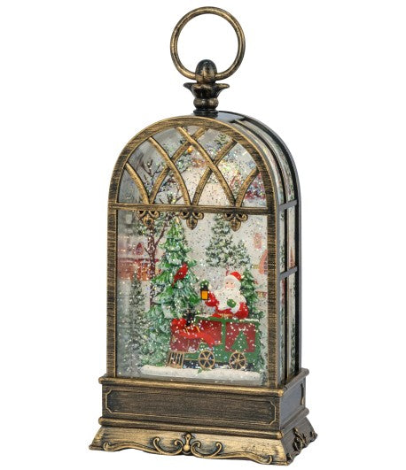 Santa Train Animated Lantern