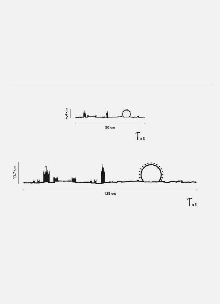 50CM LONDON SKYLINE