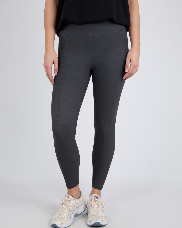 COAL LUXE RIB LEGGING