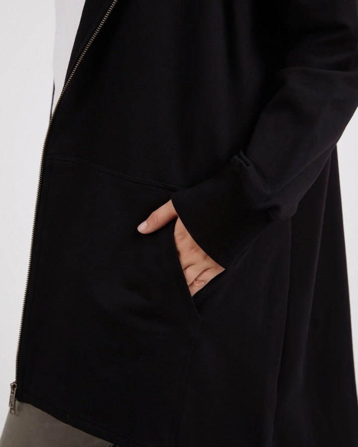Elm Mara Zip Hoodie Black