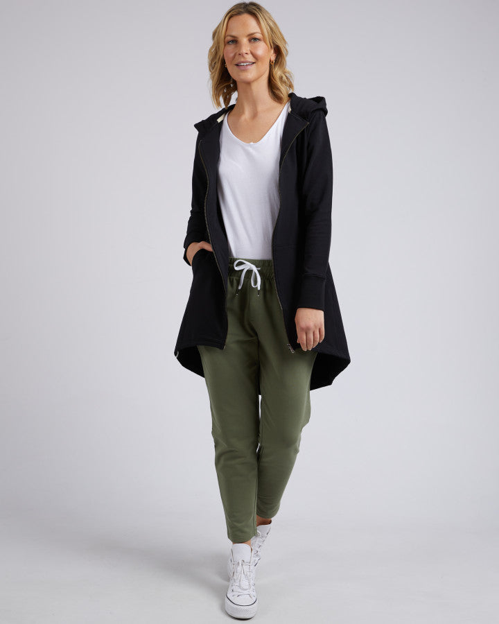 Elm Mara Zip Hoodie Black
