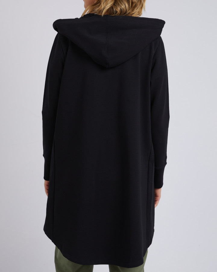 Elm Mara Zip Hoodie Black