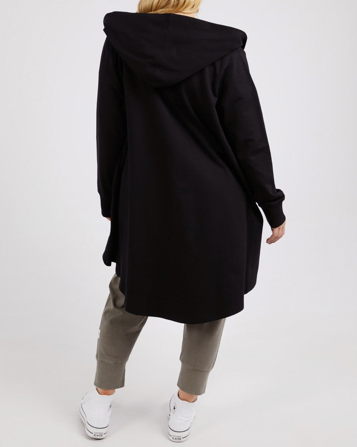 Elm Mara Zip Hoodie Black