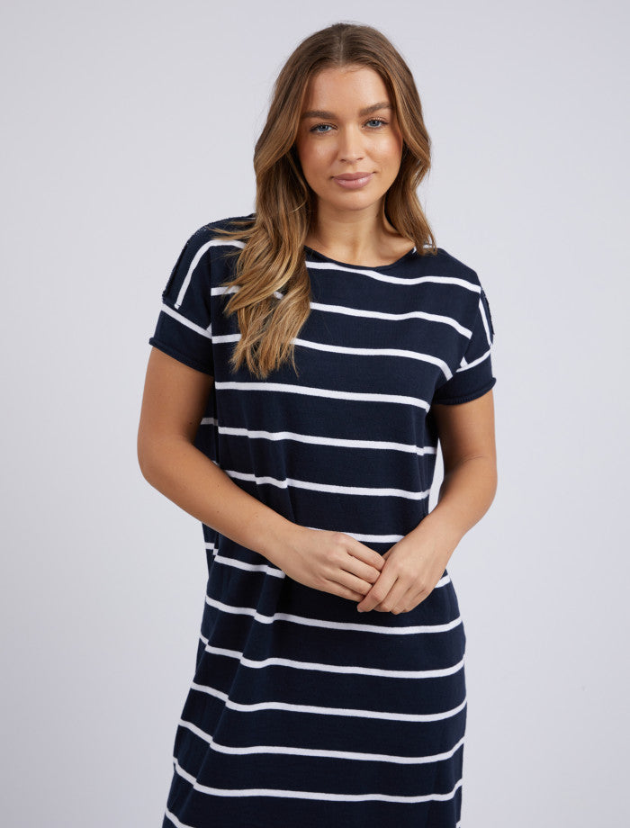 MARGOT STRIPE KNIT DRESS - RAPT ONLINE