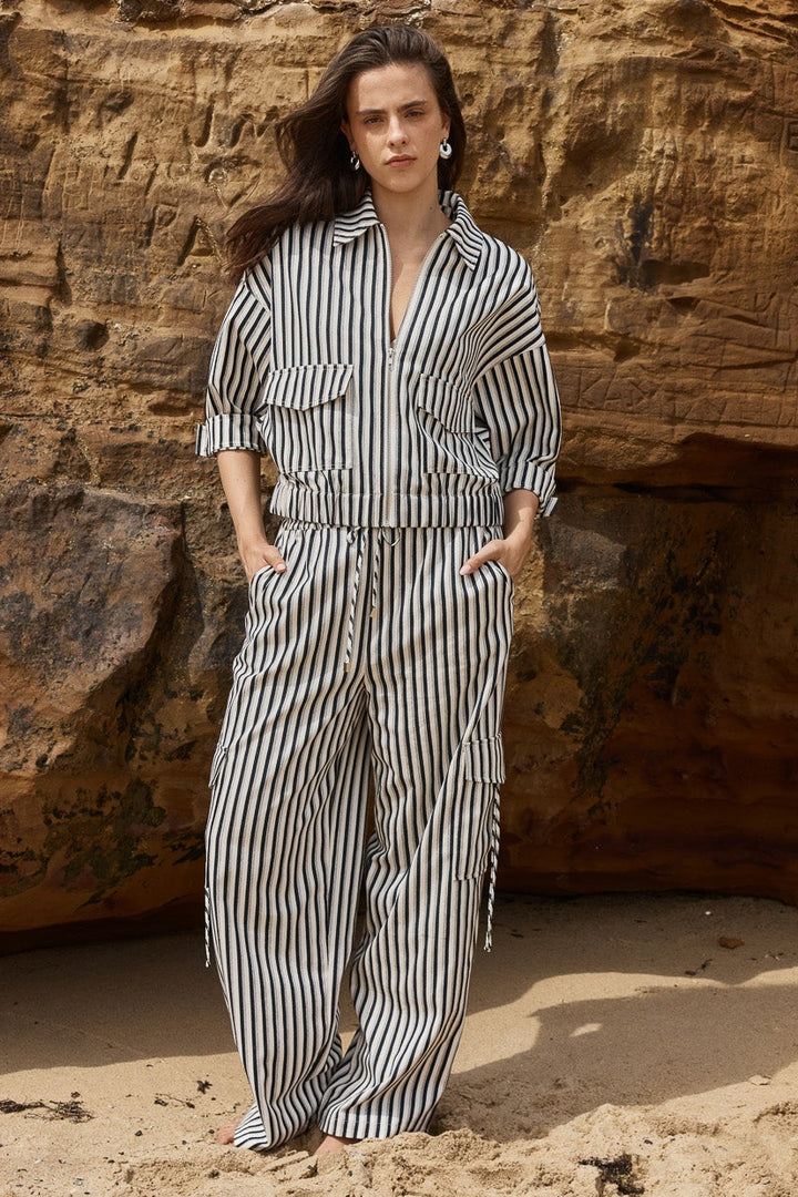 Sass May Tie Waist Cargo Pant