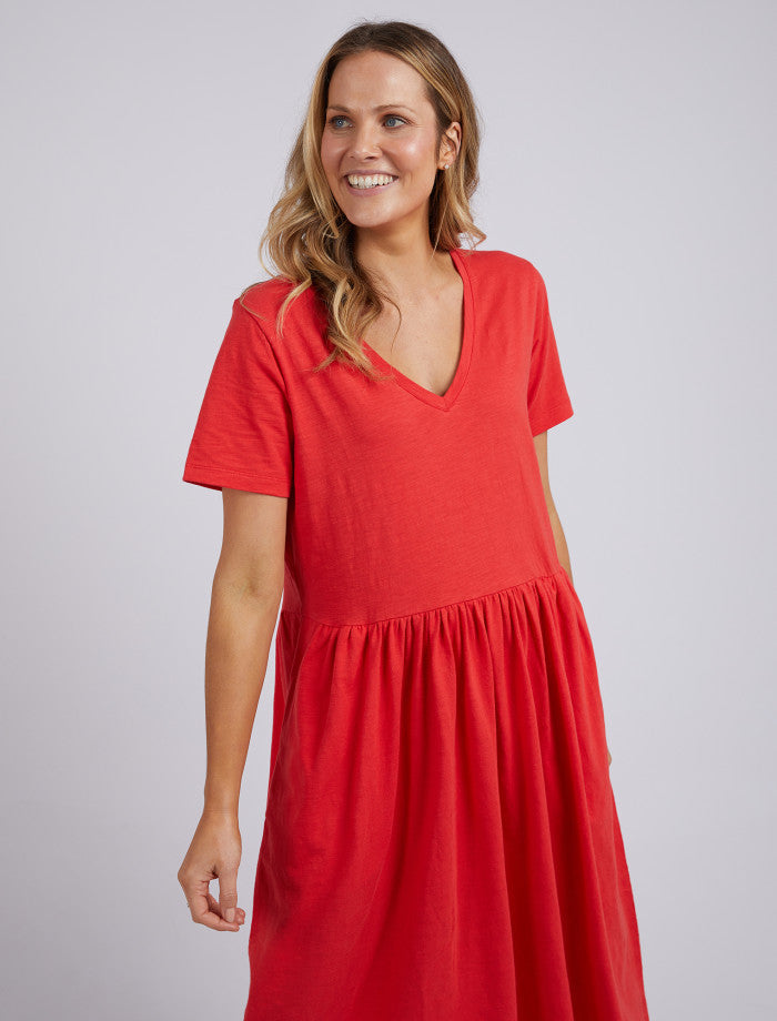 CHERRY MIMI MIDI DRESS