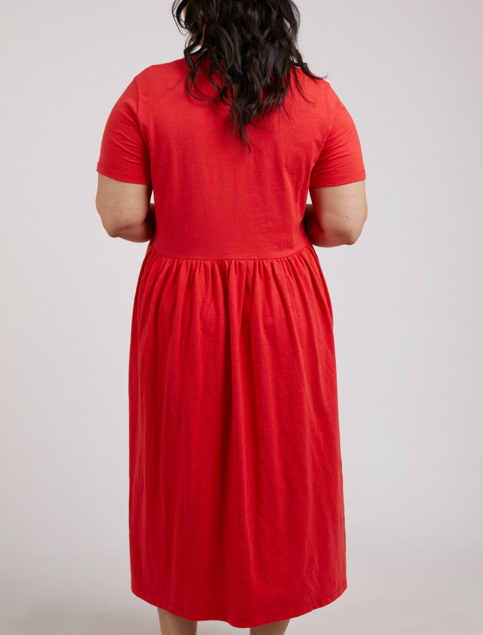 CHERRY MIMI MIDI DRESS - RAPT ONLINE