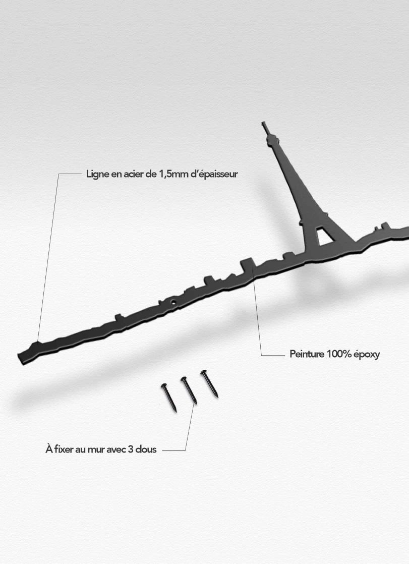 50CM PARIS SKYLINE