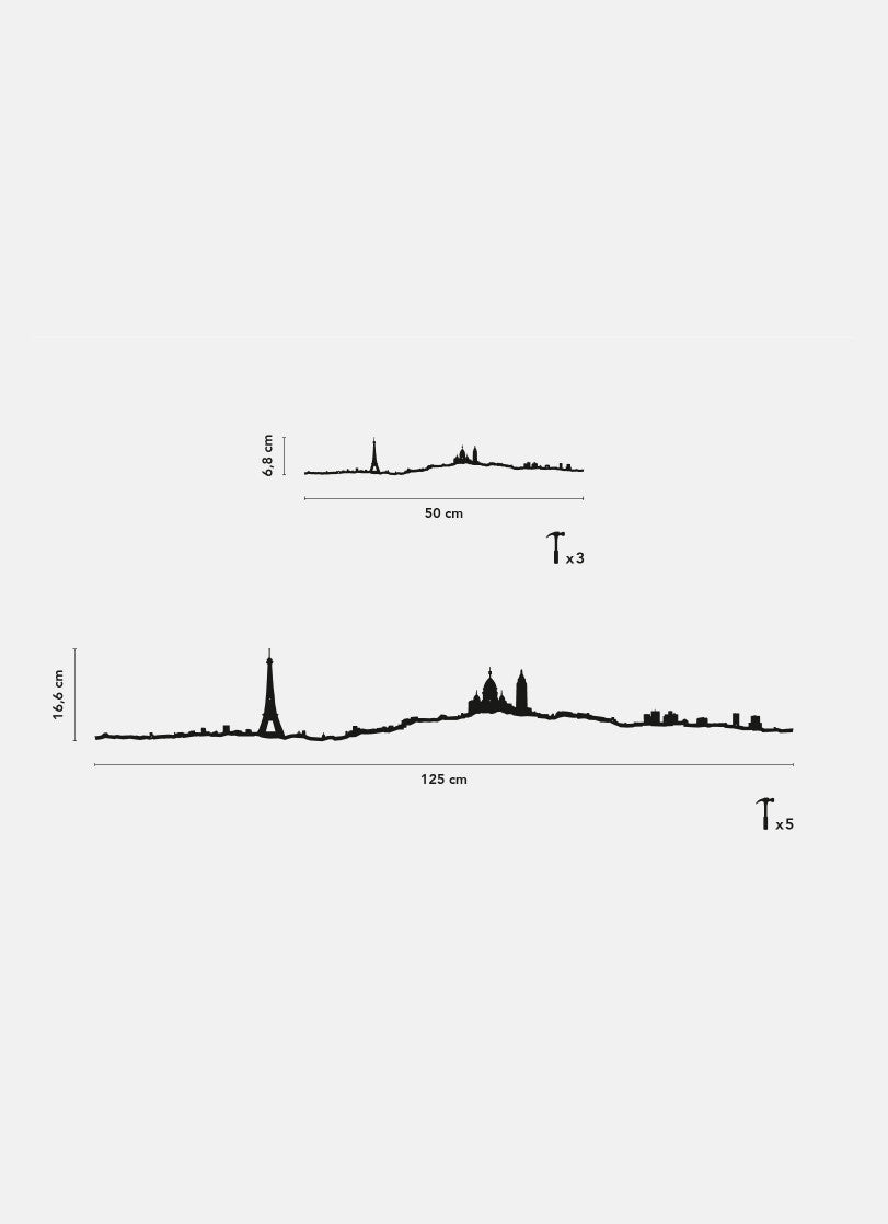 50CM PARIS SKYLINE