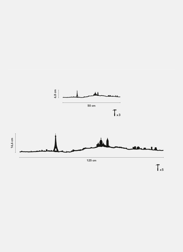 50CM PARIS SKYLINE