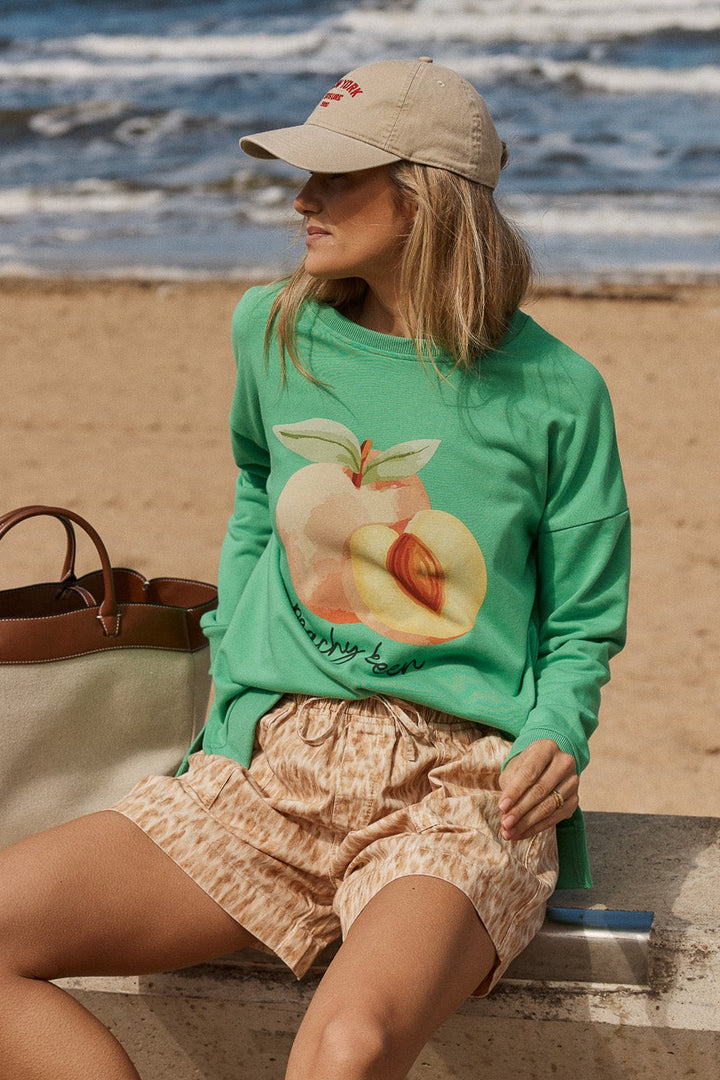 Betty Basics Peachy Palma Sweatshirt