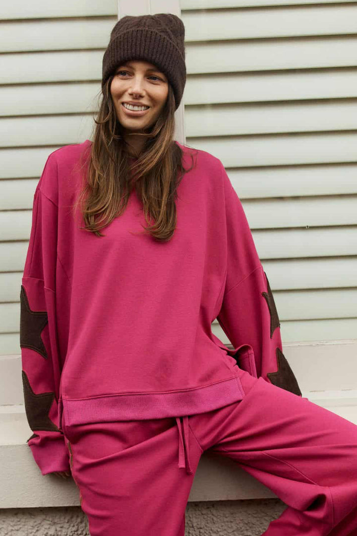 Betty Basics Mulberry Saskia Sweatshirt