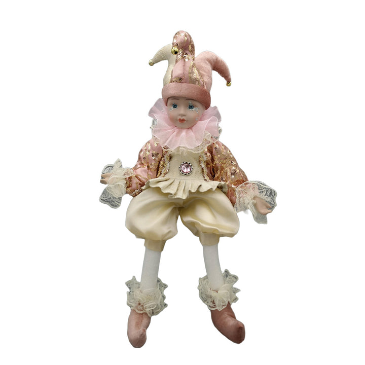 43cm Pink Musical Christmas Elf