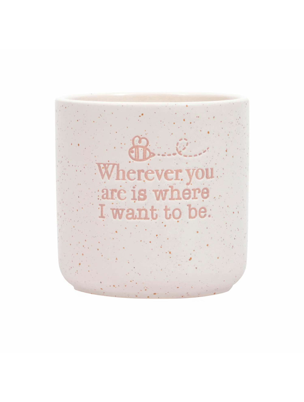 Wherever You are Quote Positive Plant Pot