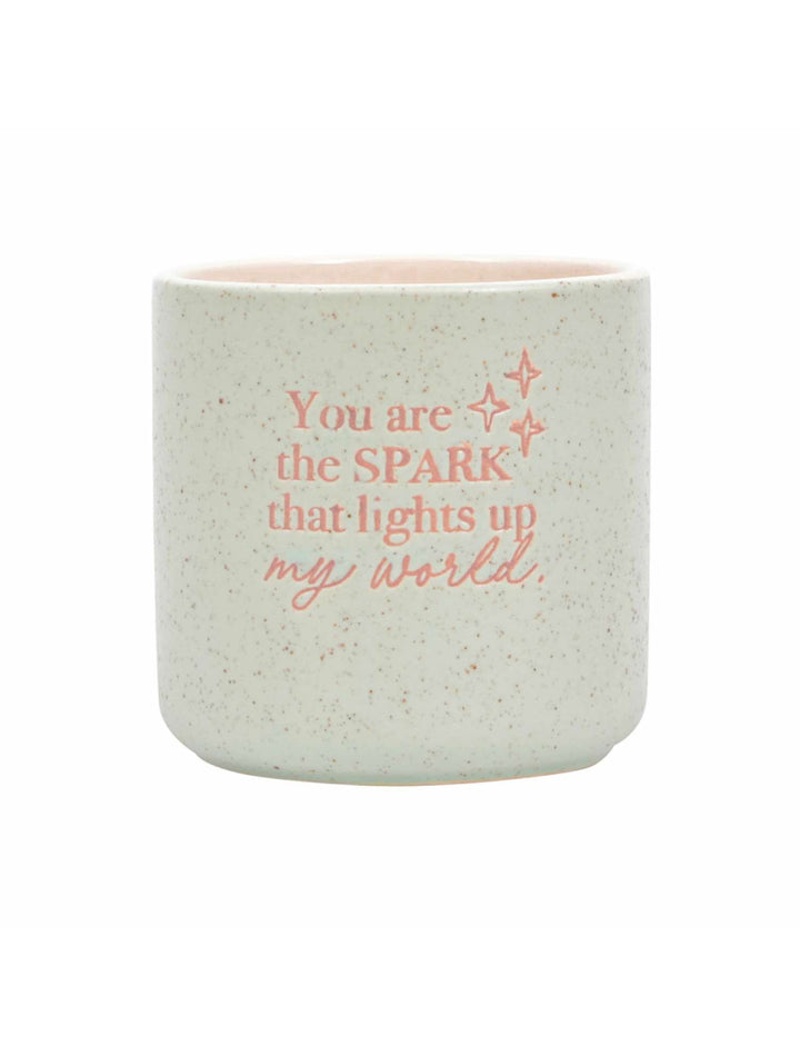 Spark Quote Positive Plant Pot