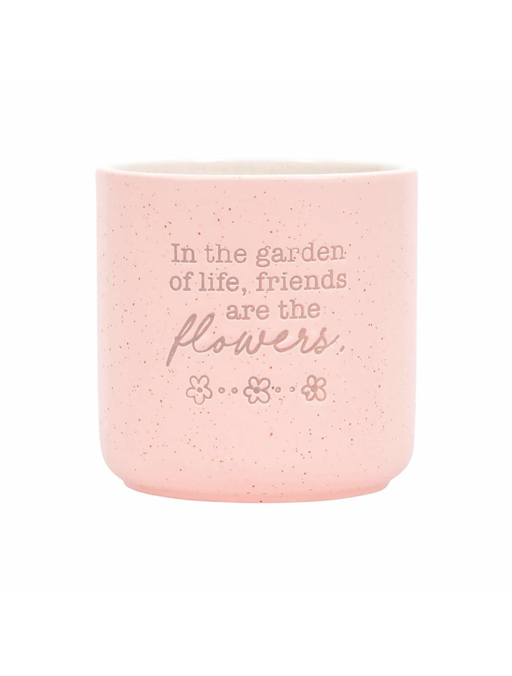 Flowers Quote Positive Plant Pot