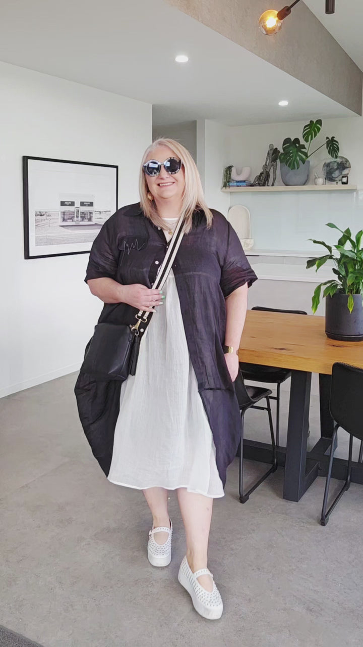 Two by Two Reversible White Reina Dress