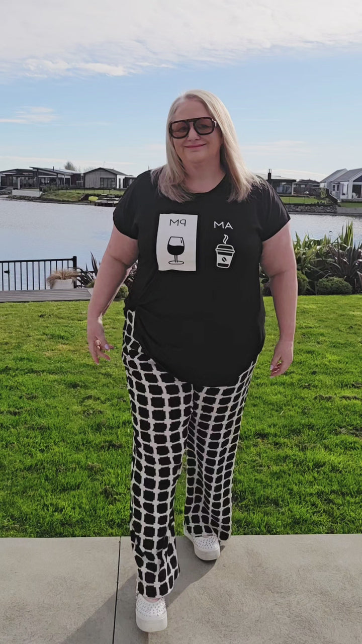 Zafina Black Nora Statement Tee
