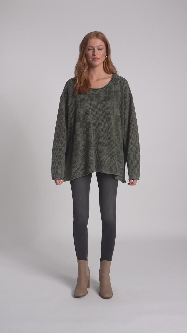 Eb & Ive Pampas Green Apache Jumper