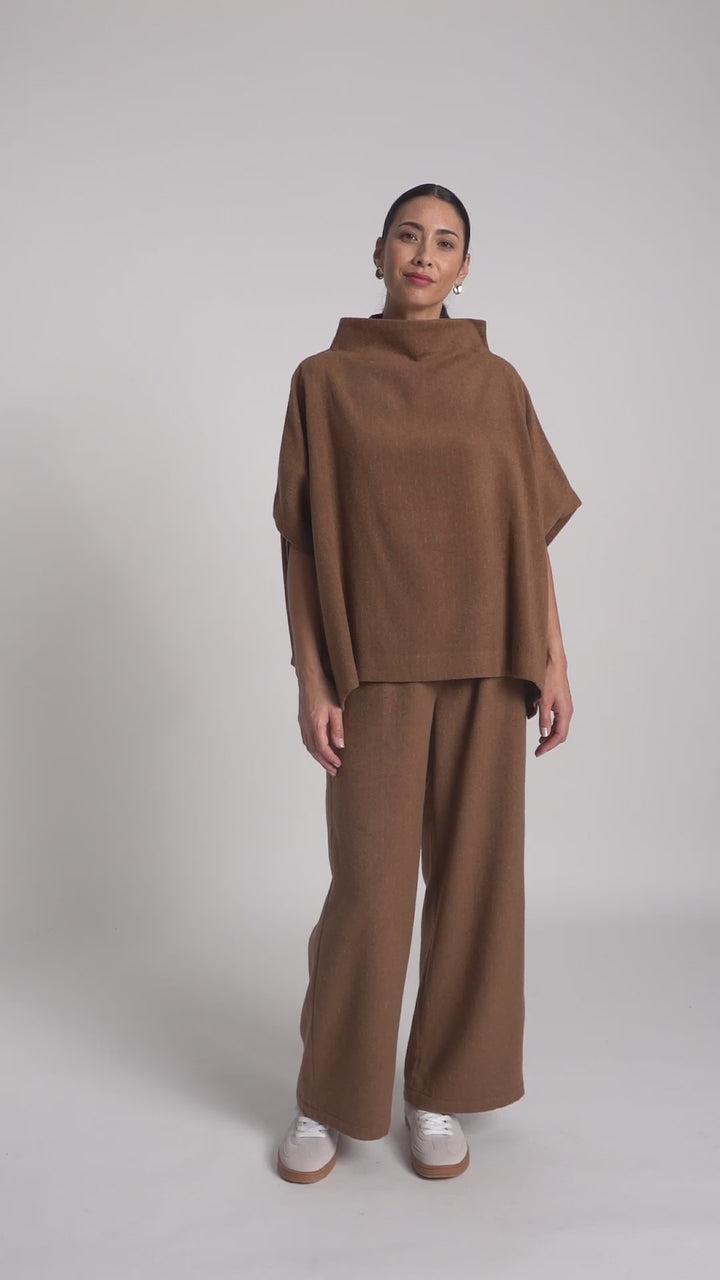 Eb & Ive Clay Azul Poncho