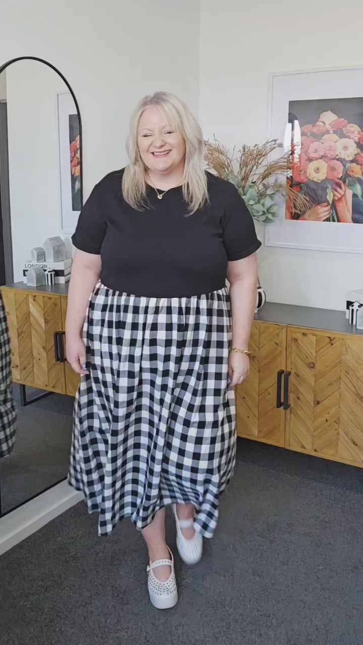 Boho Australia Faisal Check Dress