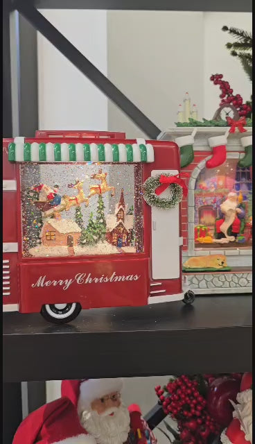 19cm Christmas Scene Snow Globe