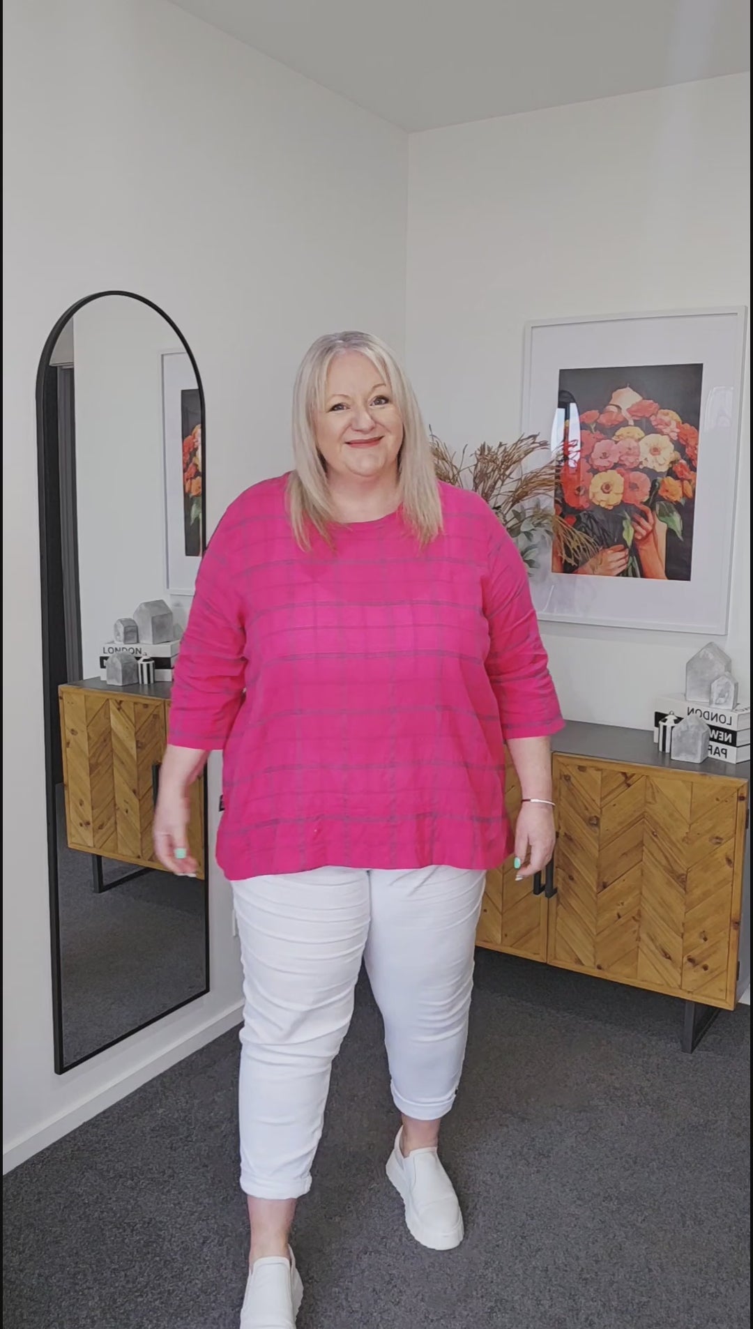 Jellicoe Pleat Back Top Pink