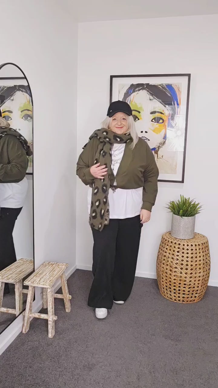 Seduce Black Cargo Cleo Pant