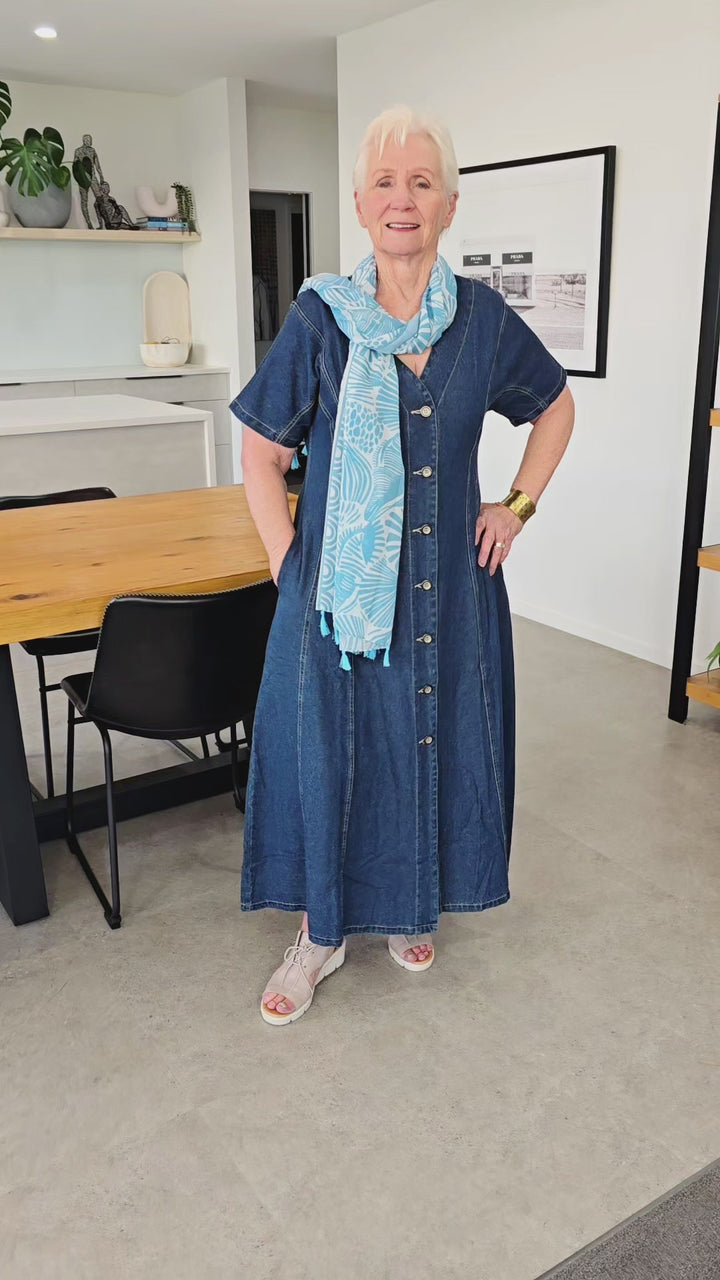 Isle of Mine Preston Denim Maxi Dress