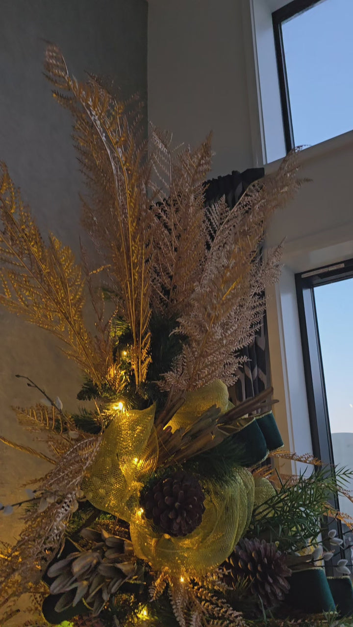103cm Gold Fern Stem