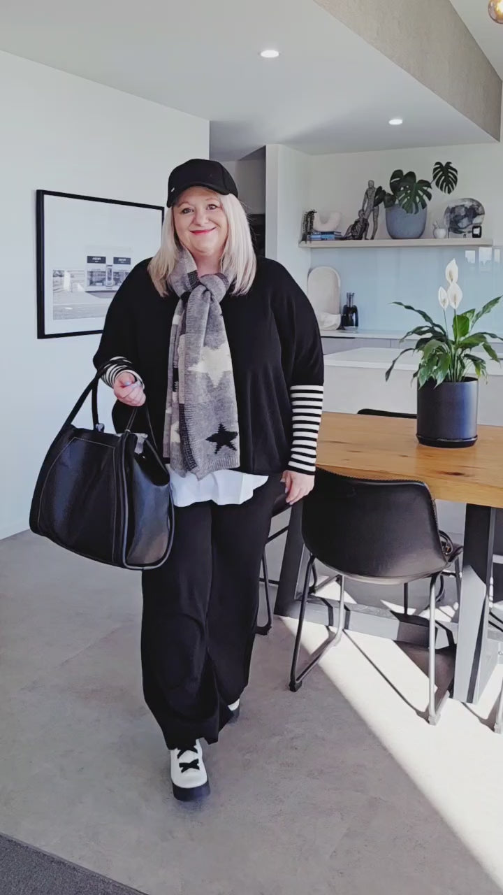 Two by Two Black Grace Cardigan