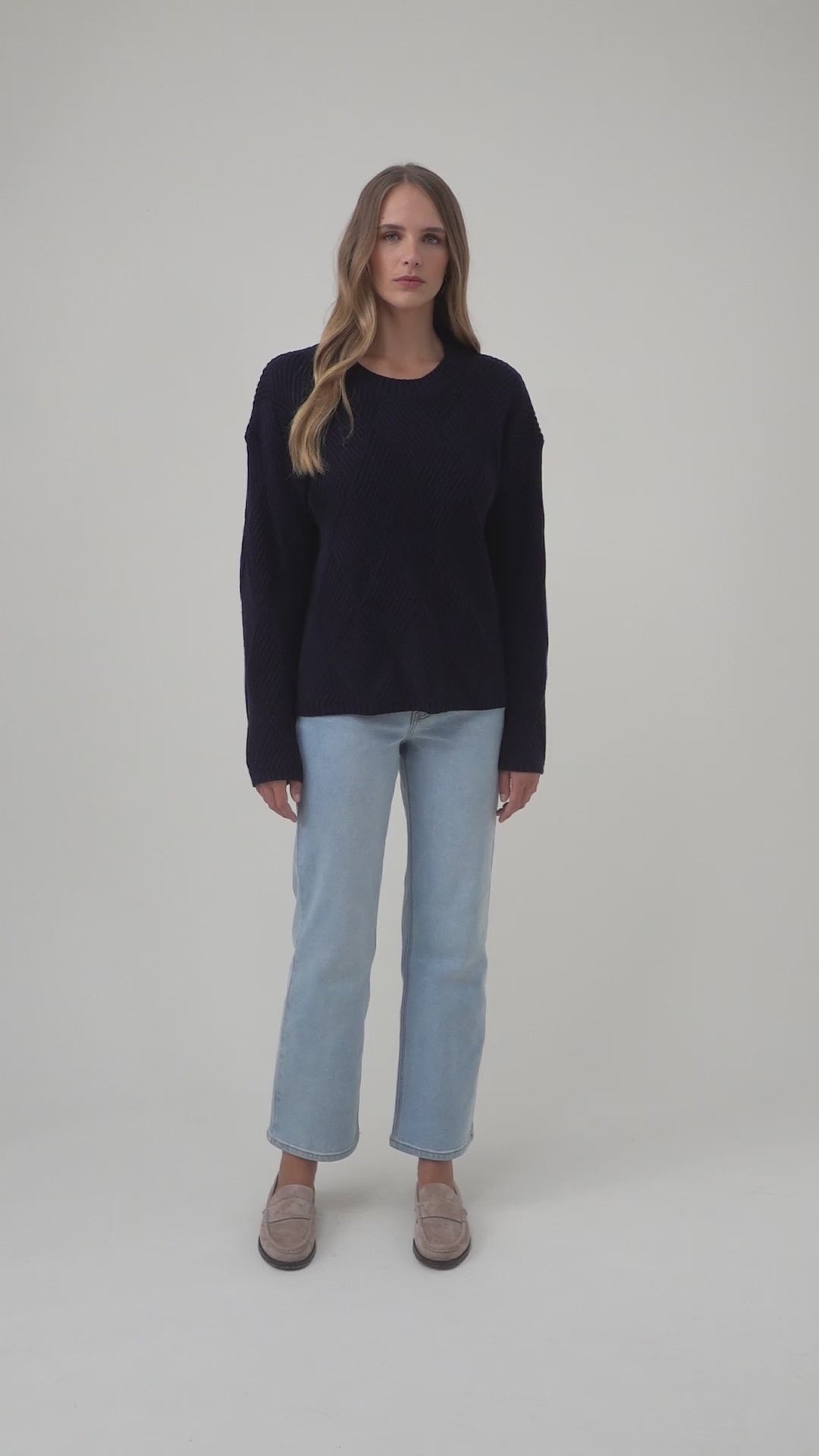 Isle of Mine Navy Sadie Jumper