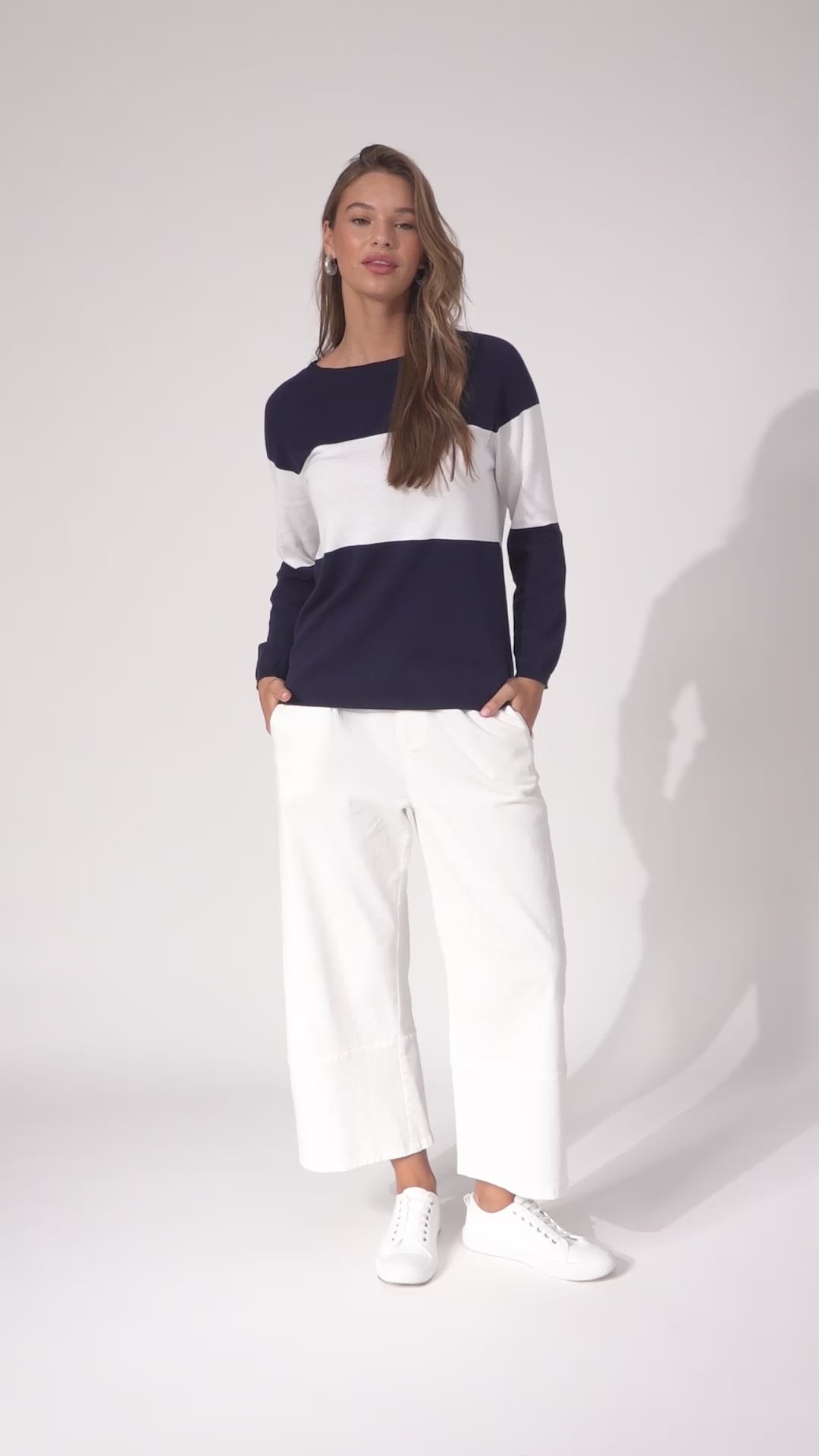 Haven Savoie Navy Stripe Jumper