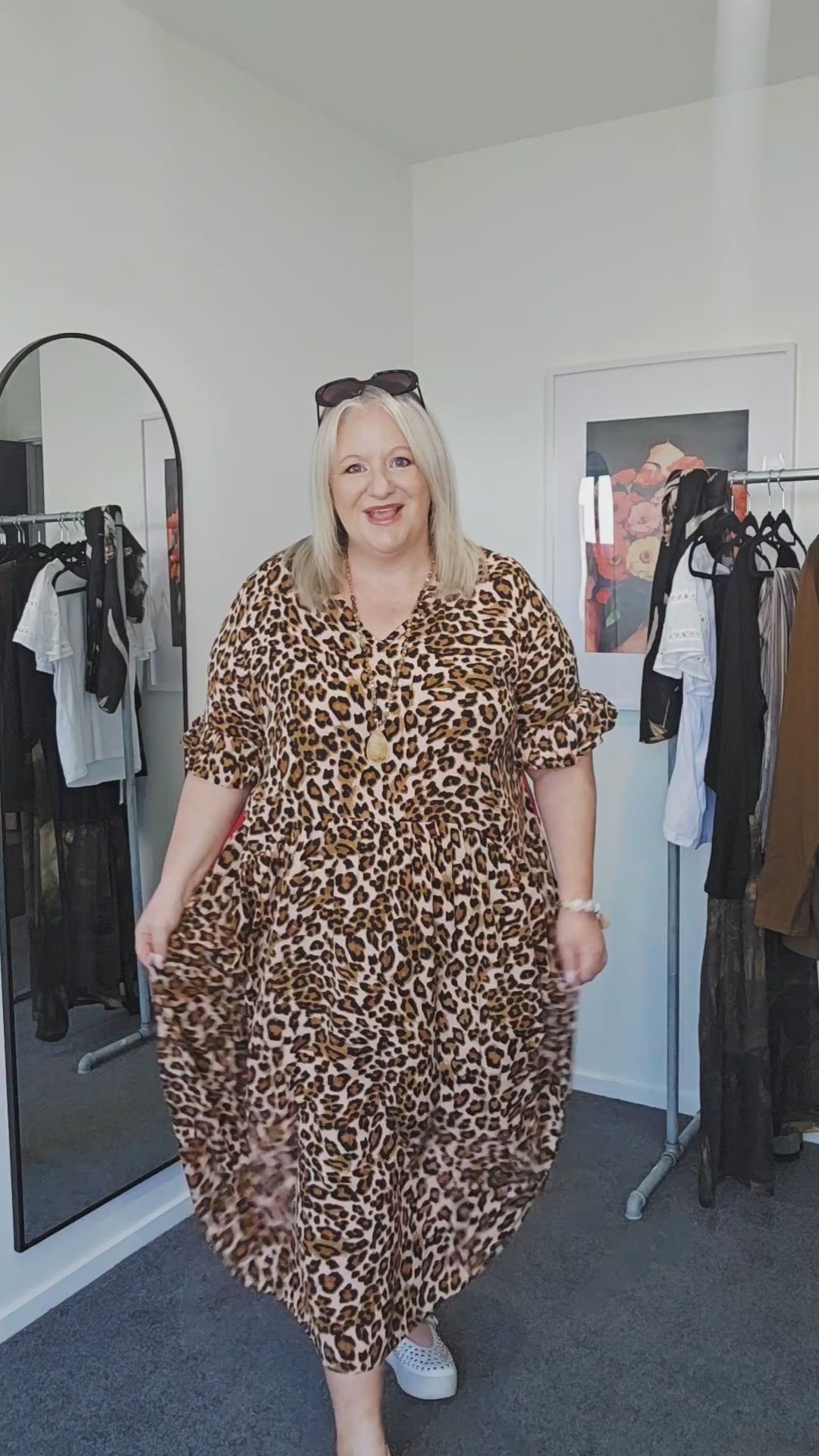 Lemon Tree Leopard Print Leona Dress