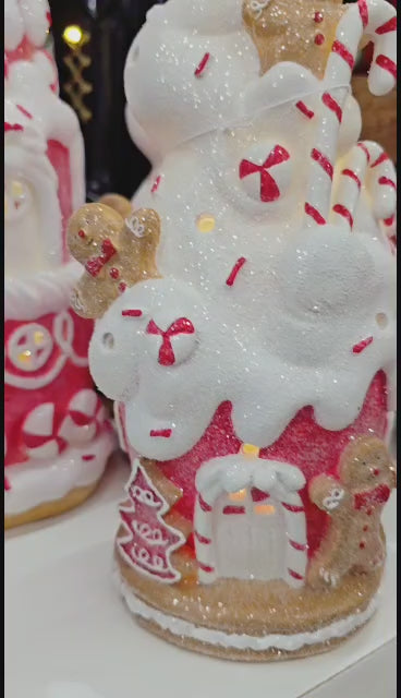 25cm LED Christmas Cake House