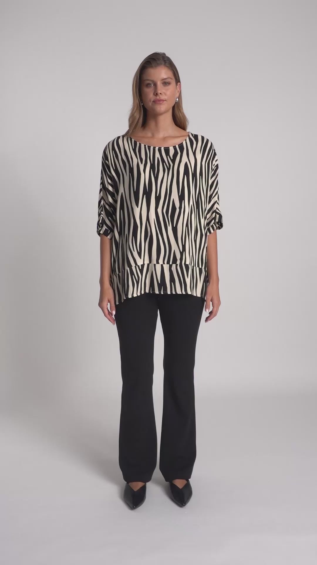 Eb & Ive Savanna Print San Top